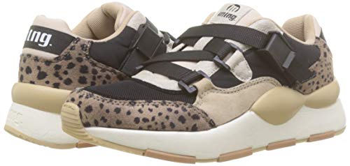 MTNG Attitude 69635, Zapatillas Mujer, Multicolor (Guepardo Piedra/Negro C47421), 37 EU