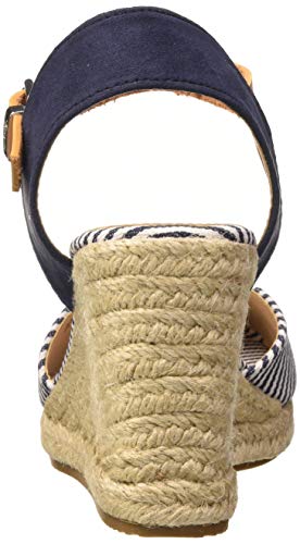 MTNG Collection 58890, Sandalias con Plataforma Mujer, Azul (Sailor Tex 1 Marino C49436), 38 EU