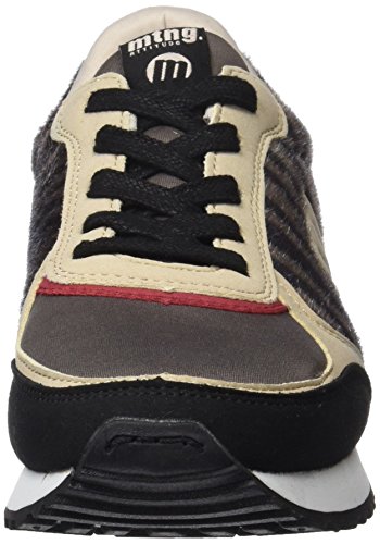 MTNG Gansa, Zapatillas Mujer, Multicolor (Raspe Negro/Zebra Gris), 36 EU