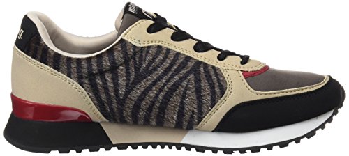 MTNG Gansa, Zapatillas Mujer, Multicolor (Raspe Negro/Zebra Gris), 36 EU