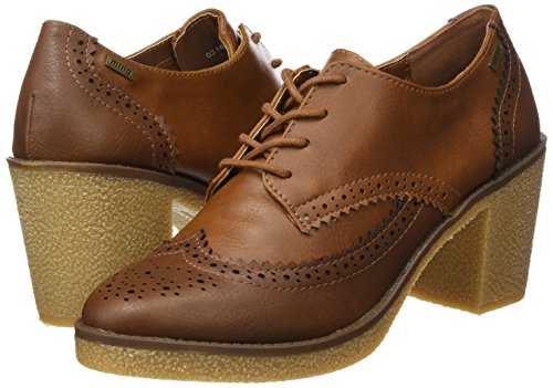 MTNG, Zapatos de tacón con Punta Cerrada Mujer, Marrón (CRAX Moka/Cuero), 36