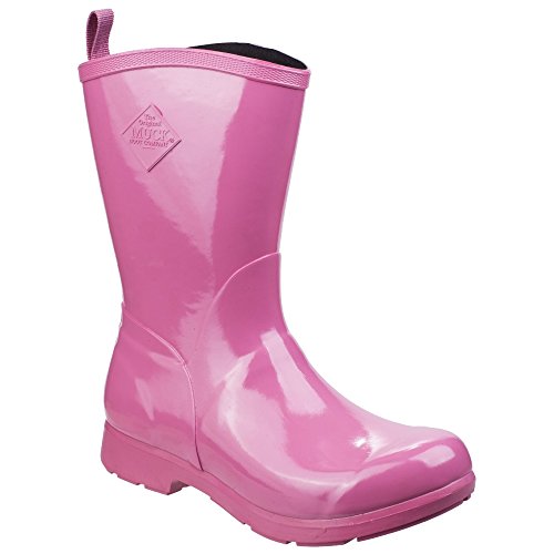 Muck Boots - Botas de Agua Ligeras Bergen Mid para Chica Mujer (36 EU) (Rosa)