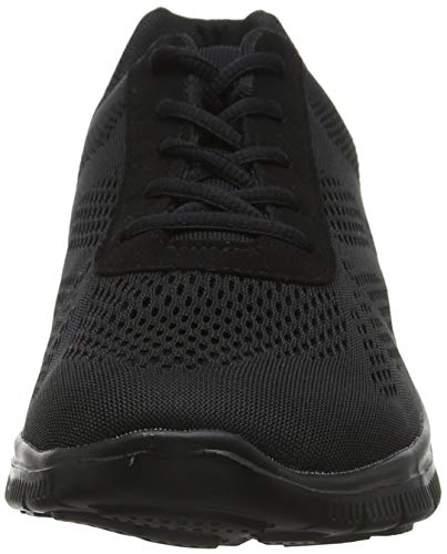 Mujer Get Fit Mesh Go Ejecutarning Atlético Caminar Zapatos Ejecutar - Negro/Negro - 38