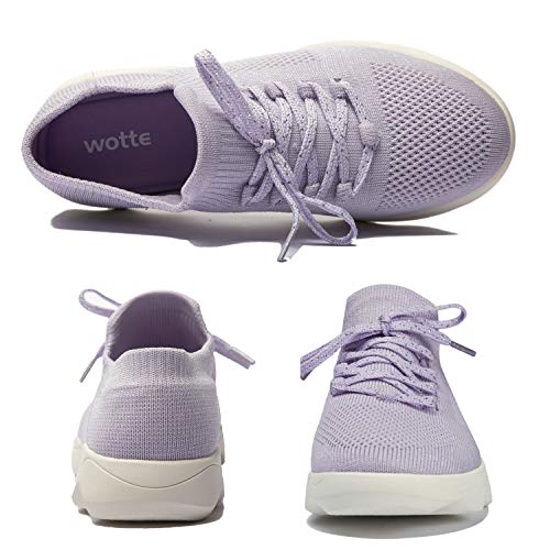 Mujer Zapatos de Baile Zapatillas de Baile Modernos Zapatos Deportivos Gym Cómodas y Transpirables (Morado, 39)
