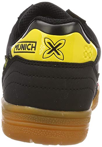 Munich Gresca Kid 02 S, Zapatillas de Deporte Hombre, Negro (Negro/Amarillo 606), 36 EU