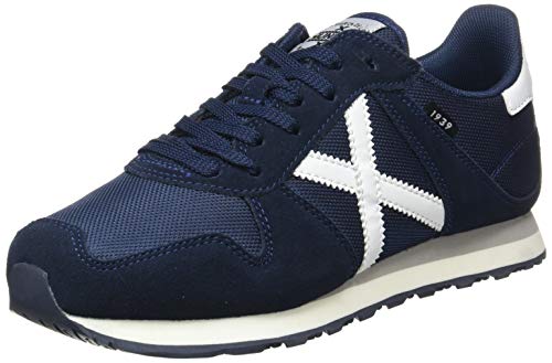 Munich Massana, Zapatillas de Deporte Hombre, Azul (Marino 301), 42 EU