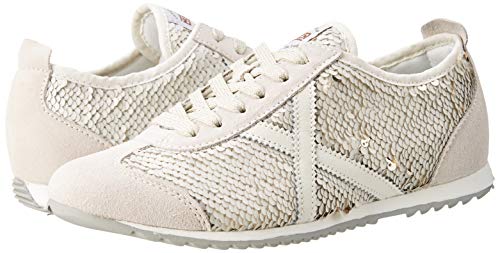 Munich Osaka, Zapatillas de Deporte Mujer, Beige (Blanco Roto 396), 40 EU