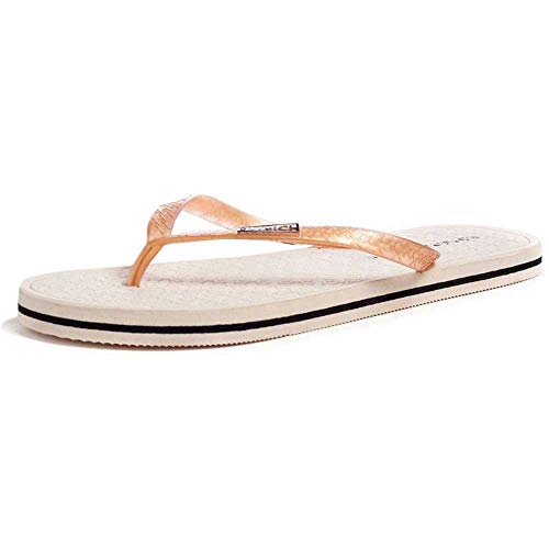 Munich W Flip Flop - Chanclas Mujer Oro Talla 37