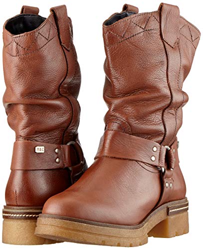 MUSSE & CLOUD Carlina, Botas Altas Mujer, Marrón (BGE 100), 37
