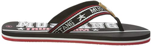Mustang 1243-711-9, Chanclas Mujer, Negro (Schwarz 9), 40 EU