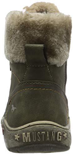 MUSTANG 1290-607, Botas Cortas al Tobillo Mujer, Verde Oscuro, 38 EU