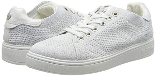MUSTANG 1321-301-1, Zapatillas Mujer, Blanco y Blanco, 36 EU