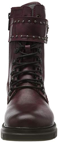 MUSTANG 1333-501-55, Botines Mujer, Rojo Burdeos 55, 36 EU