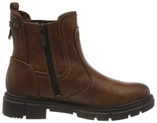 MUSTANG 1333-506, Botas Estilo Chelsea Mujer, coñac, 39 EU