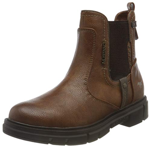 MUSTANG 1333-506, Botas Estilo Chelsea Mujer, coñac, 39 EU