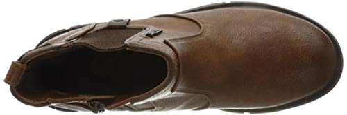 MUSTANG 1333-506, Botas Estilo Chelsea Mujer, coñac, 39 EU