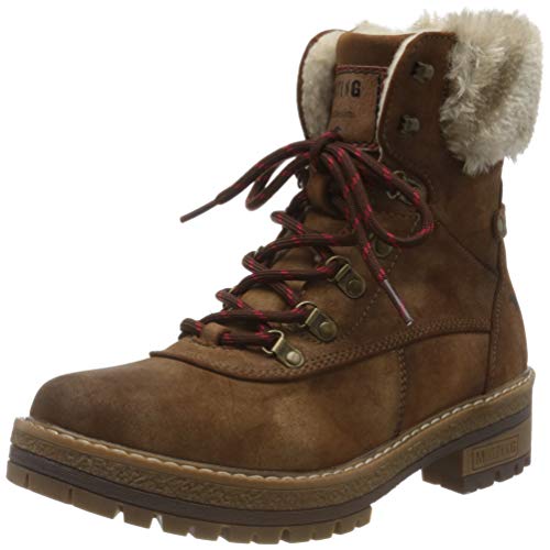 MUSTANG 1344-604-360, Botines Mujer, Marrón Medio 360, 39 EU