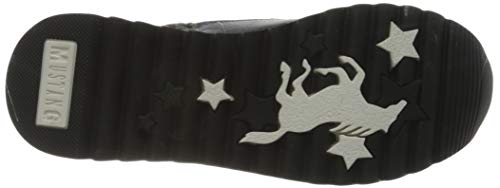 MUSTANG 1364-502, Botas Cortas al Tobillo Mujer, Negro Azul, 42 EU