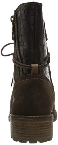 MUSTANG 1370-602, Botas Cortas al Tobillo Mujer, marrón Oscuro, 41 EU