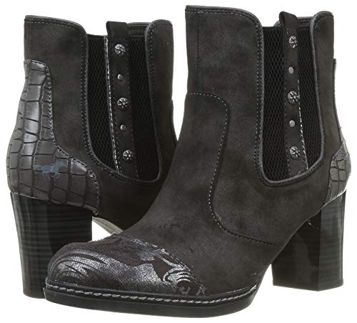 MUSTANG 1372-503, Botas Estilo Chelsea Mujer, Gris Oscuro, 39 EU