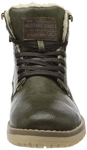 MUSTANG 4092-617-77, Botas clásicas. Hombre, Verde Oliva 77, 40 EU