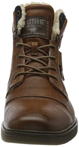MUSTANG 4118-603, Botas Cortas al Tobillo Hombre, coñac, 45 EU