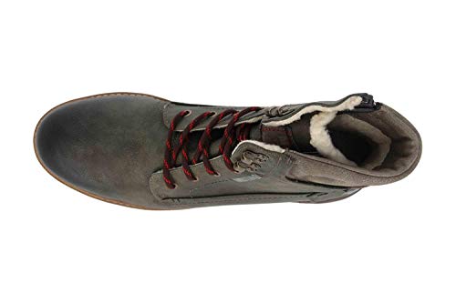 Mustang 4142-602-77 - Botas para hombre, talla grande, color verde, color Verde, talla 49 EU