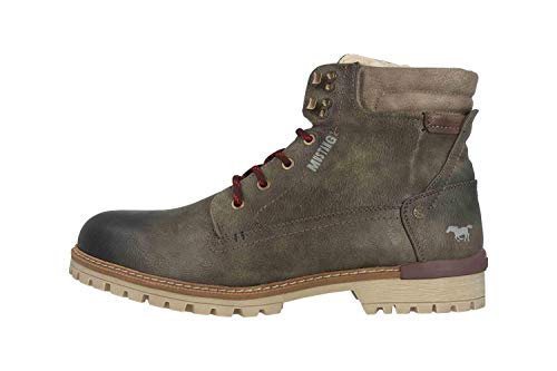 Mustang 4142-602-77 - Botas para hombre, talla grande, color verde, color Verde, talla 49 EU