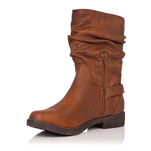 MUSTANG 55535 BOTIN AD.HEBILLA 1 CUERO 37