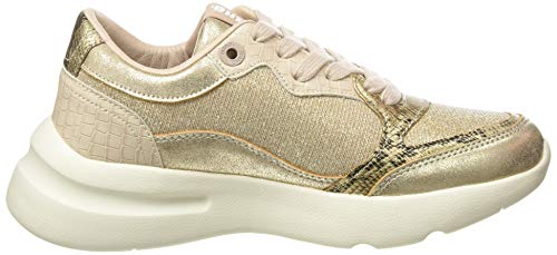 Mustang AIKO, Zapatillas Deportivas Mujer, Lurexis Platino, 37 EU