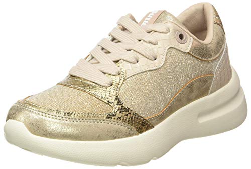 Mustang AIKO, Zapatillas Deportivas Mujer, Lurexis Platino, 37 EU