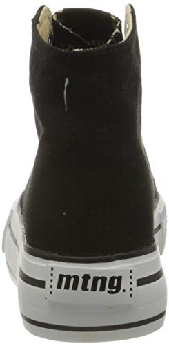 Mustang Bigger-K, Zapatillas Deportivas para Mujer, Canvas Negro, 40 EU