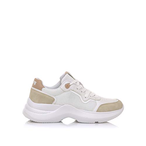 Mustang Bora, Zapatillas Deportivas Mujer, Mesh 1H Blanco, 39 EU
