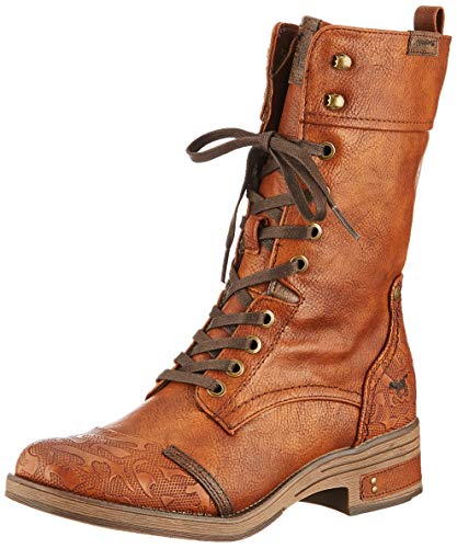 MUSTANG Botas altas para mujer 1293-510-307, color Marrón, talla 45 EU