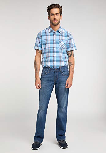 mustang Oregon Boot Vaqueros Corte de Bota, Azul (Mittelblau 582), W36/L34 (Talla del Fabricante: 36/34) para Hombre