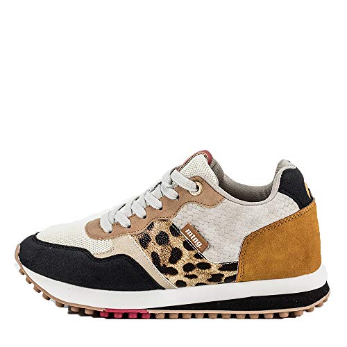 mustang Selva, Zapatillas Deportivas Mujer, PU Negro, 40 EU