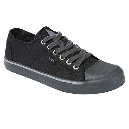 Musto 064 Lo Canvas Deck Shoes - Black UK11 (EU45.5)