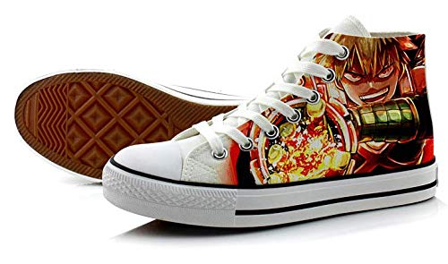 My Hero Academia Izuku Midoriya Katsuki Bakugo Shoto Todoroki Cosplay Zapatos Zapatillas de lona 3 opciones, (Foto 1 para las mujeres), 37 EU