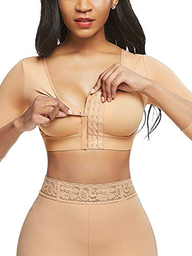 N /C Sujetador postquirúrgico para Mujer, Sujetador Que Forma la Parte Superior, Corrector de Postura de compresión más Ligero (Nude, XL)