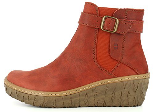 N5133 Pleasant Caldera/Myth Yggdrasil Rojo Mujer 39 Botines Elastico