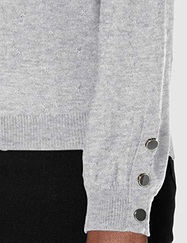 Naf Naf Martine Ml Suéter pulóver, Gris Chine 459, XS para Mujer
