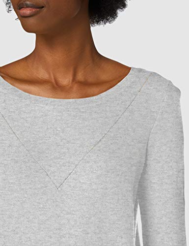 Naf Naf Martine Ml Suéter pulóver, Gris Chine 459, XS para Mujer