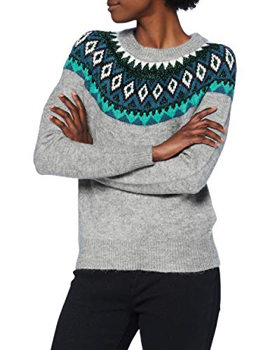 Naf Naf MDUSTIN Suter Pulver, Gris Claro 462, XS para Mujer