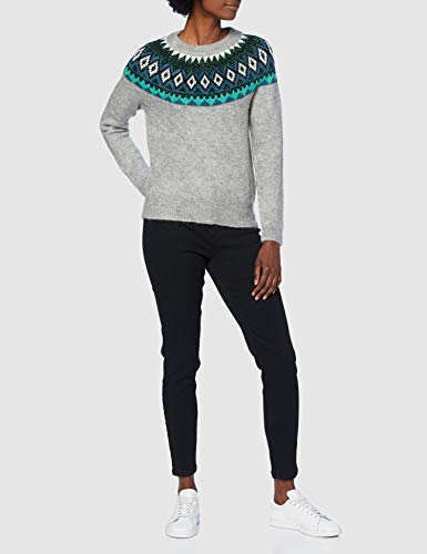 Naf Naf MDUSTIN Suter Pulver, Gris Claro 462, XS para Mujer