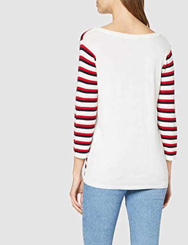 Naf Naf Menu30 Chaqueta Punto, Multicolor (Multicolore 601), Medium para Mujer