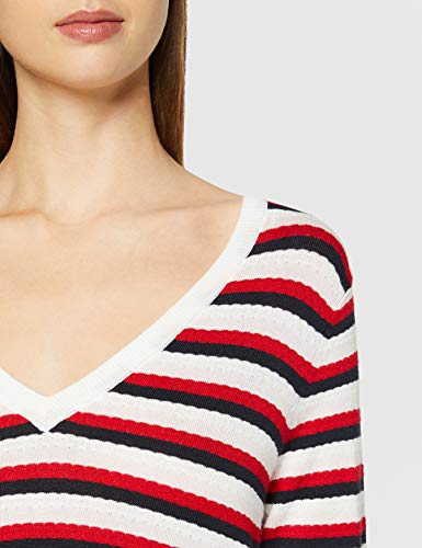 Naf Naf Menu30 Chaqueta Punto, Multicolor (Multicolore 601), Medium para Mujer