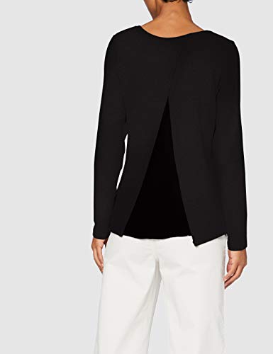 Naf Naf Odetto Ml Camiseta, Noir 625, L para Mujer