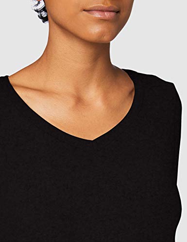 Naf Naf Odetto Ml Camiseta, Noir 625, L para Mujer