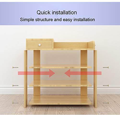 NAFE ZapateroEstante para Zapatos, Soporte de Estante de Almacenamiento de Zapatos Ajustable de múltiples Capas-3