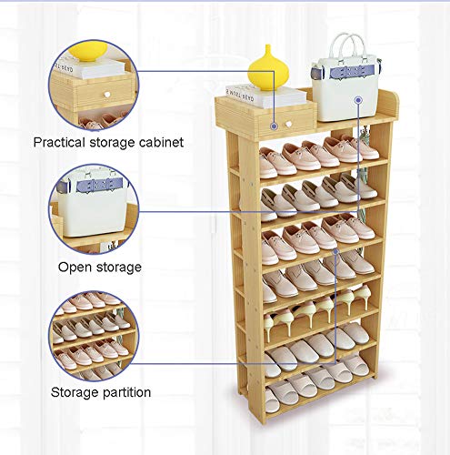 NAFE ZapateroEstante para Zapatos, Soporte de Estante de Almacenamiento de Zapatos Ajustable de múltiples Capas-3
